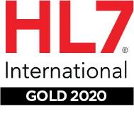 Logo of HL7 international gold 2020 contract